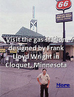 Talk about a one-of-a-kind road stop, this is it! Yes, famed architect and visionary Frank Lloyd Wright designed a gas station. What's more, the station is still in business today. Love quirky roadside stops, architecture detours, and photo ops that beat the usual rest-area selfie? Put the Frank Lloyd Wright designed gas station in Cloquet, Minnesota, on your ''to see'' list. 
